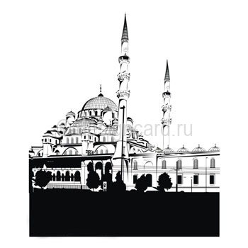 Стамбул (изображение в векторе)