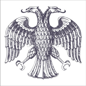 Гербовый орел (Гербовый орел на печати Временного правительства - Россия)