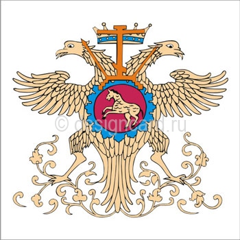Орел с военного знамени России